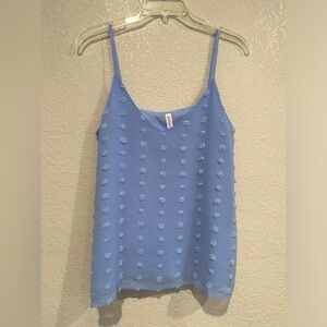 Light Blue Polka Dot Top